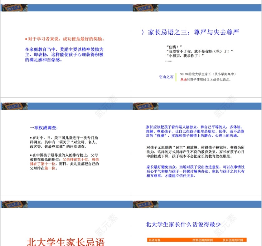 成功家庭教育课程家长忌语家庭教育ppt   第7张