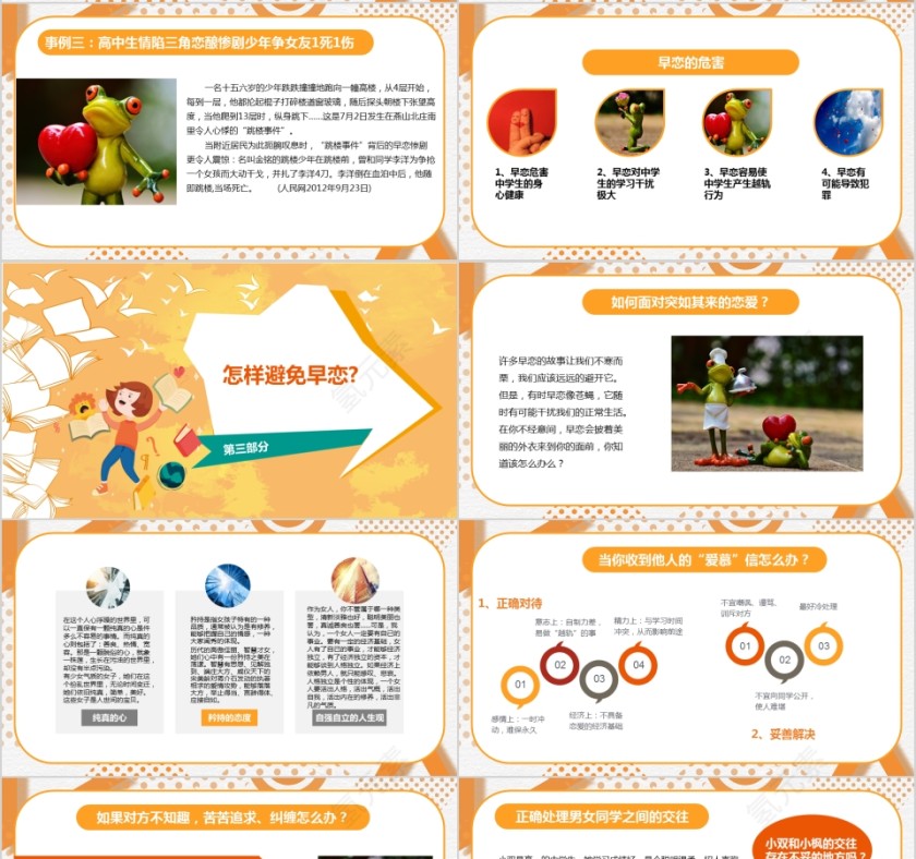 早恋主题班会PPT第4张