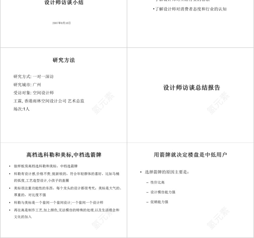 卫浴设计师访谈PPT第2张