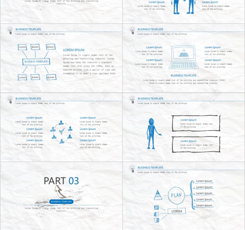 手绘风格工作总结PPT第3张