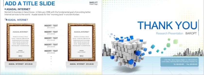 简洁商务工作总结ppt模板第11张