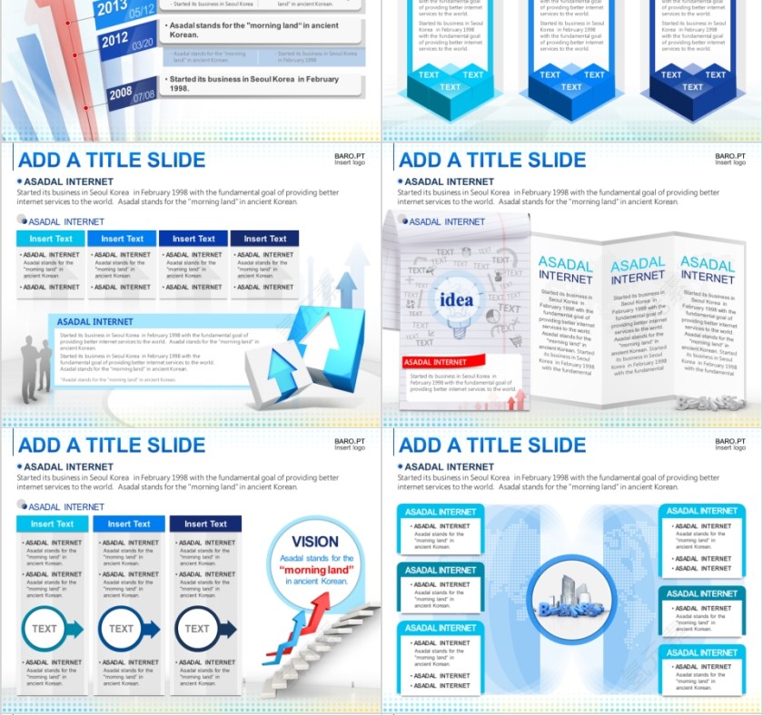 简洁商务工作总结ppt模板第4张