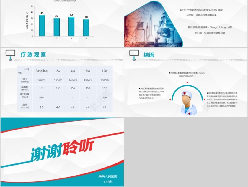 病例演讲比赛PPT模板第5张