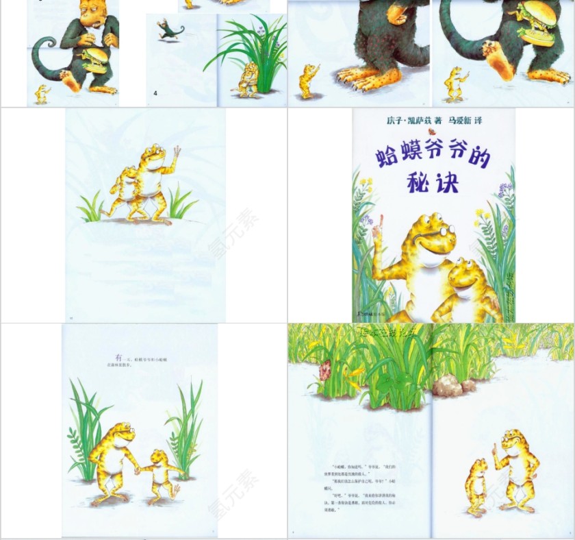 幼儿园大班优质课蛤蟆爷爷的秘诀教学课件PPT  第4张