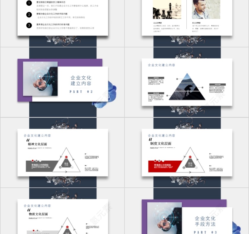 企业文化介绍动态PPT模板第2张