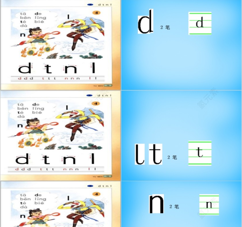 小学生汉语文拼音PPT课件 第5张