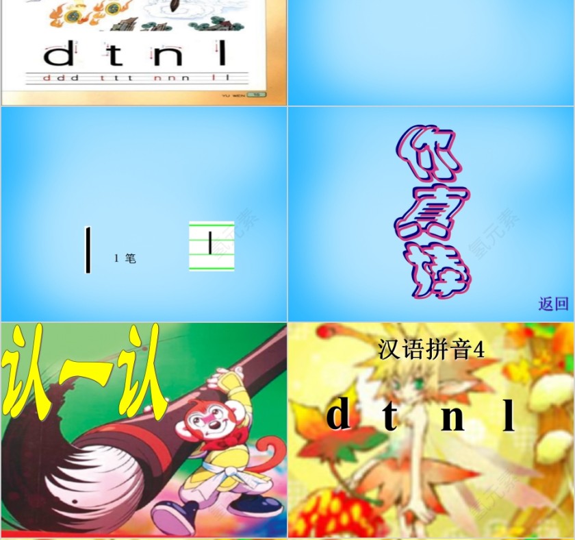 小学生汉语文拼音PPT课件 第6张