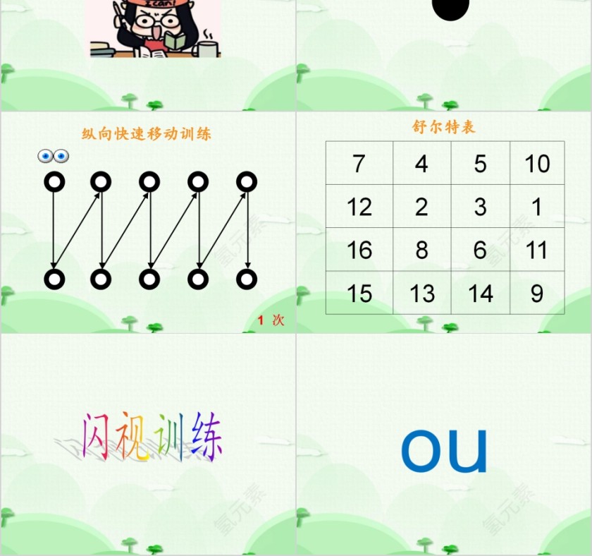 幼小衔接拼音8-复韵母第三课幼小衔接教学课件PPT模板第2张