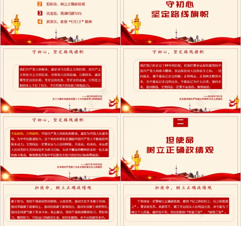 不忘初心牢记使命党课党员学习第2张