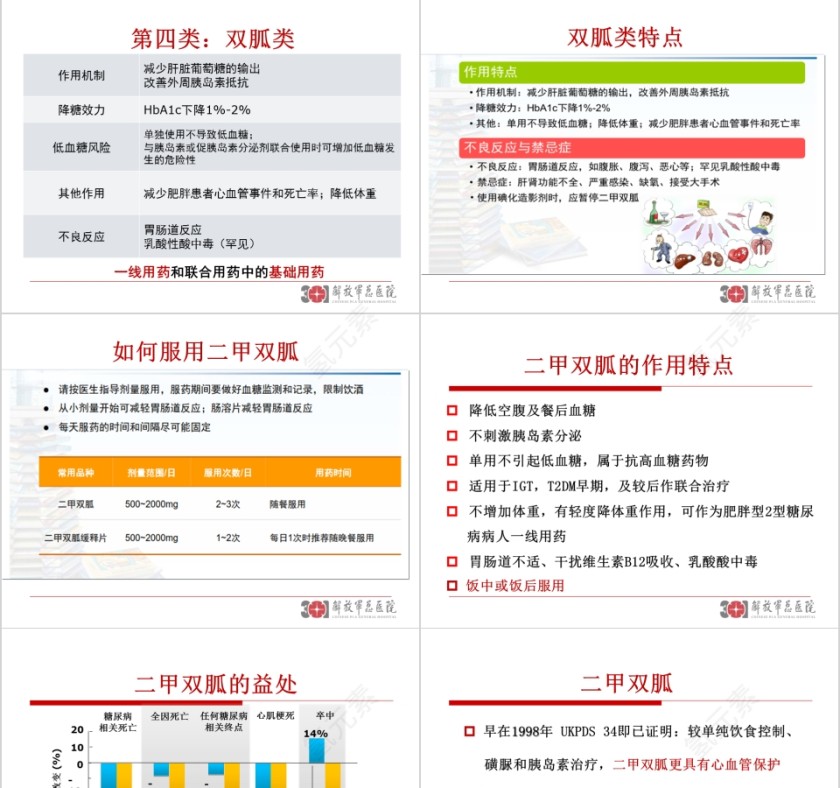糖尿病药物治疗与低血糖护理ppt模板第5张