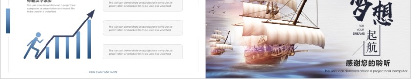 蓝色梦想大气工作总结汇报营销计划PPT第5张