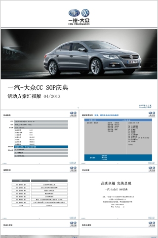 汽车行业活动方案汇报PPT