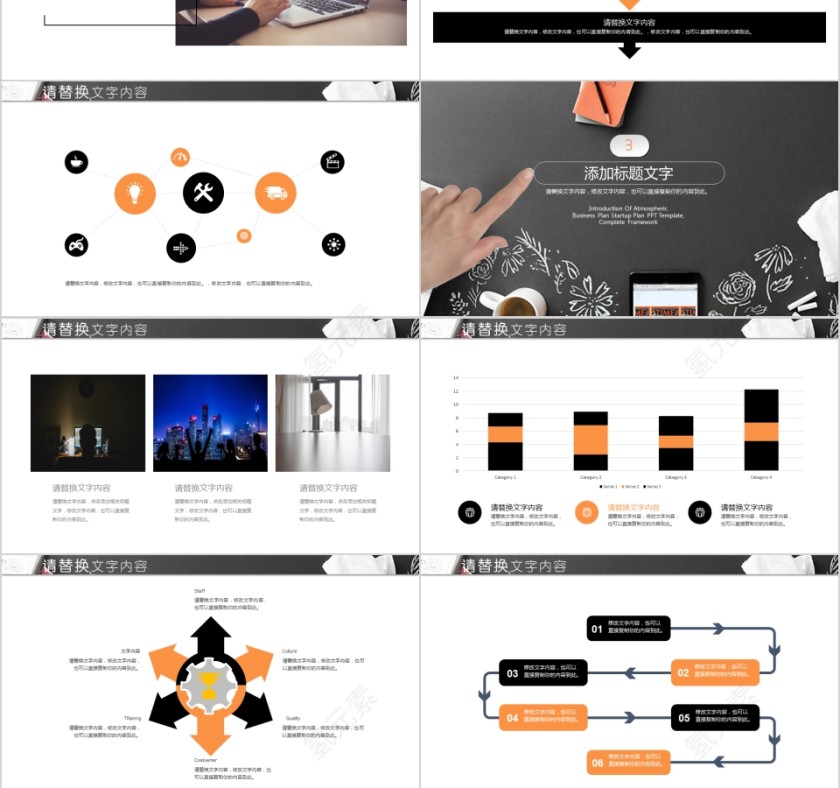 企业文化介绍动态PPT模板第3张