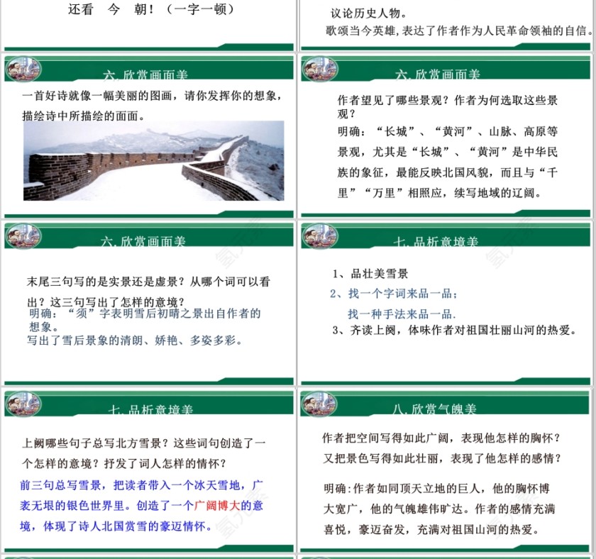 简约时尚设计教师课件PPT模板第3张