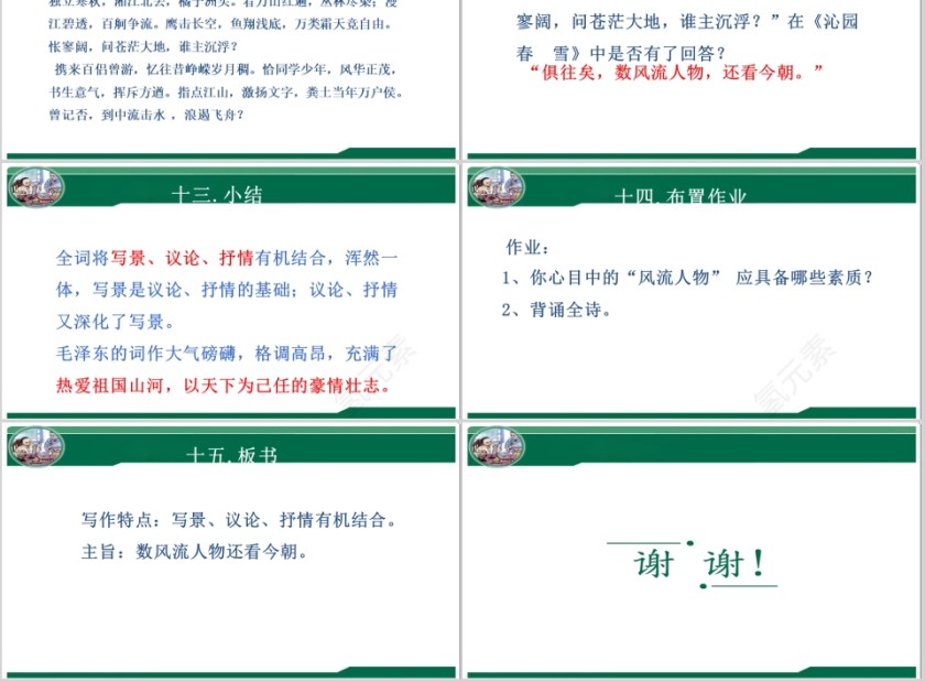 简约时尚设计教师课件PPT模板第5张