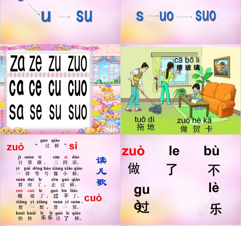 小学生汉语文拼音PPT课件 第8张