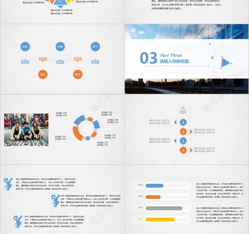 简约商业项目计划书模版第3张