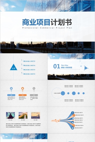 简约商业项目计划书模版