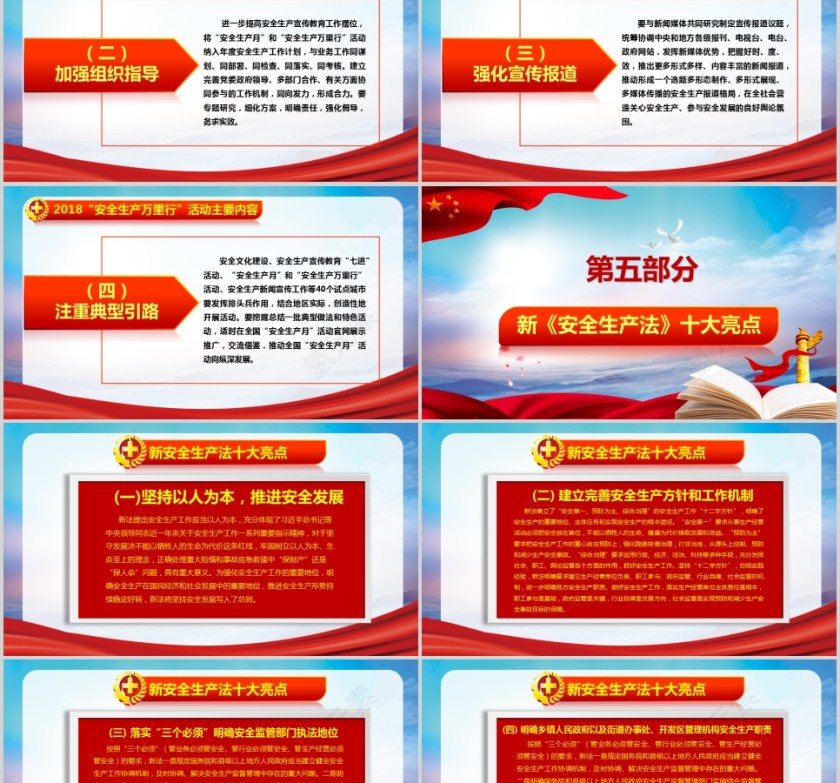 安全生产工作PPT模板第5张