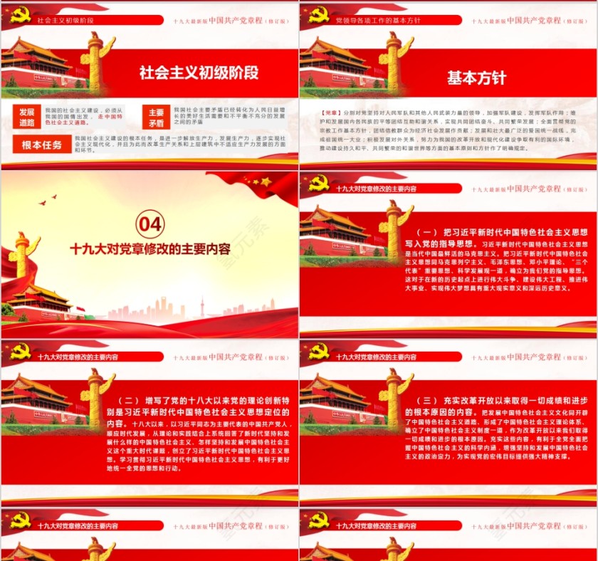 中国共产党章程党章PPT第4张