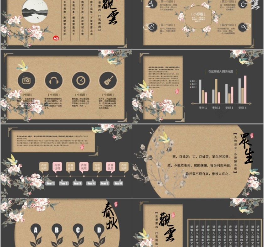 金色复古大气20xx年商业计划书模版第2张