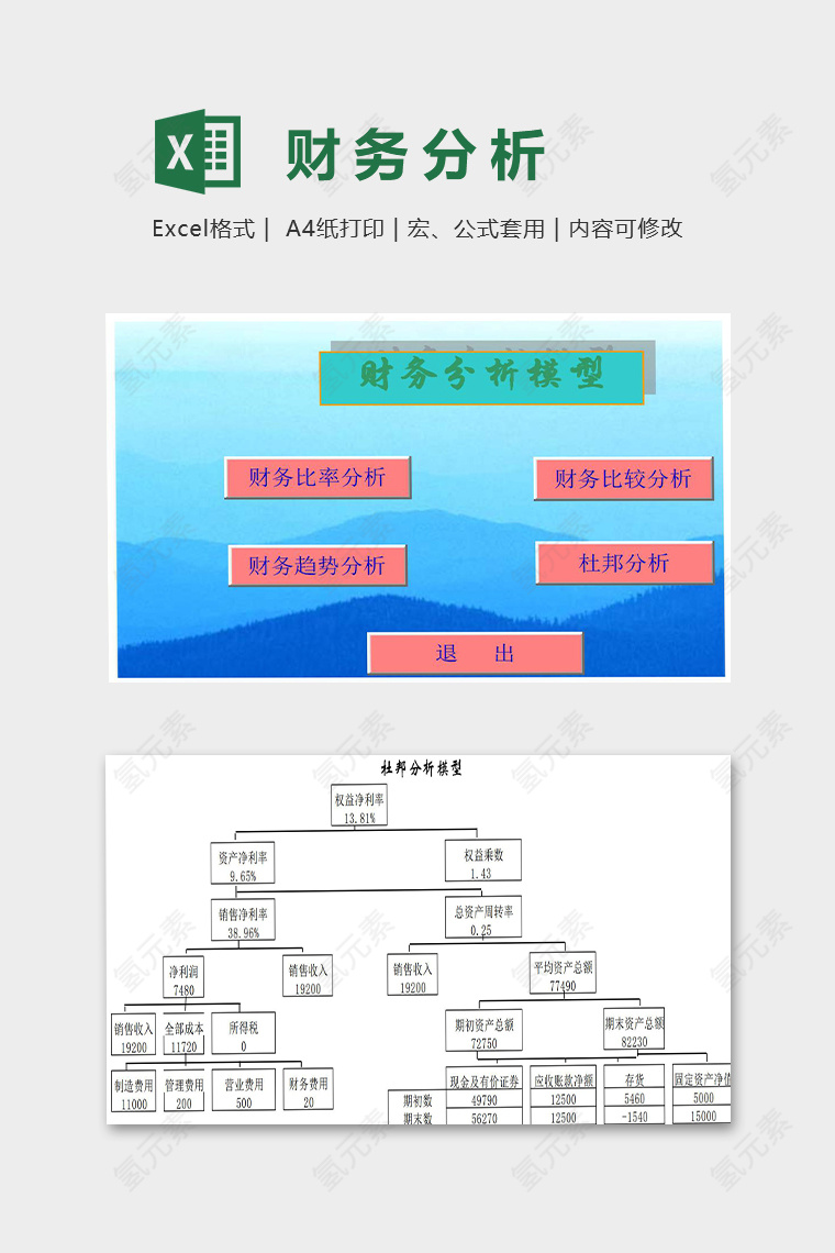 财务分析模版