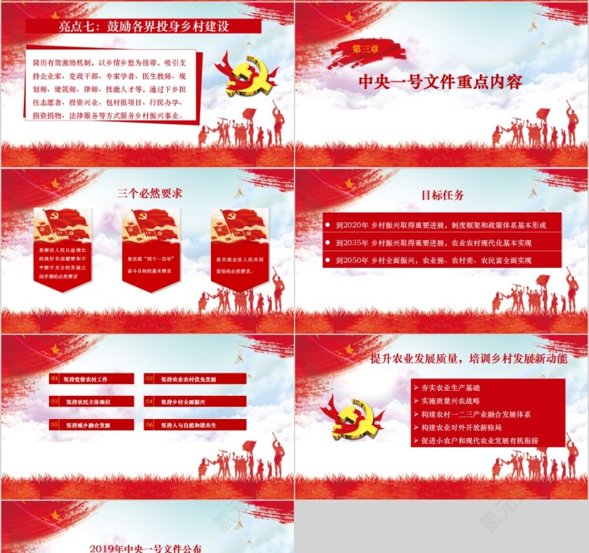 中央一号文件公布全面部署实施乡村振兴战略党课学习ppt第4张