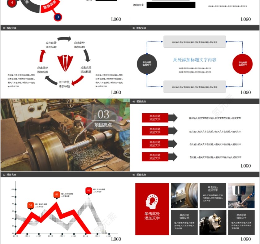 机械制造行业项目汇报PPT第3张