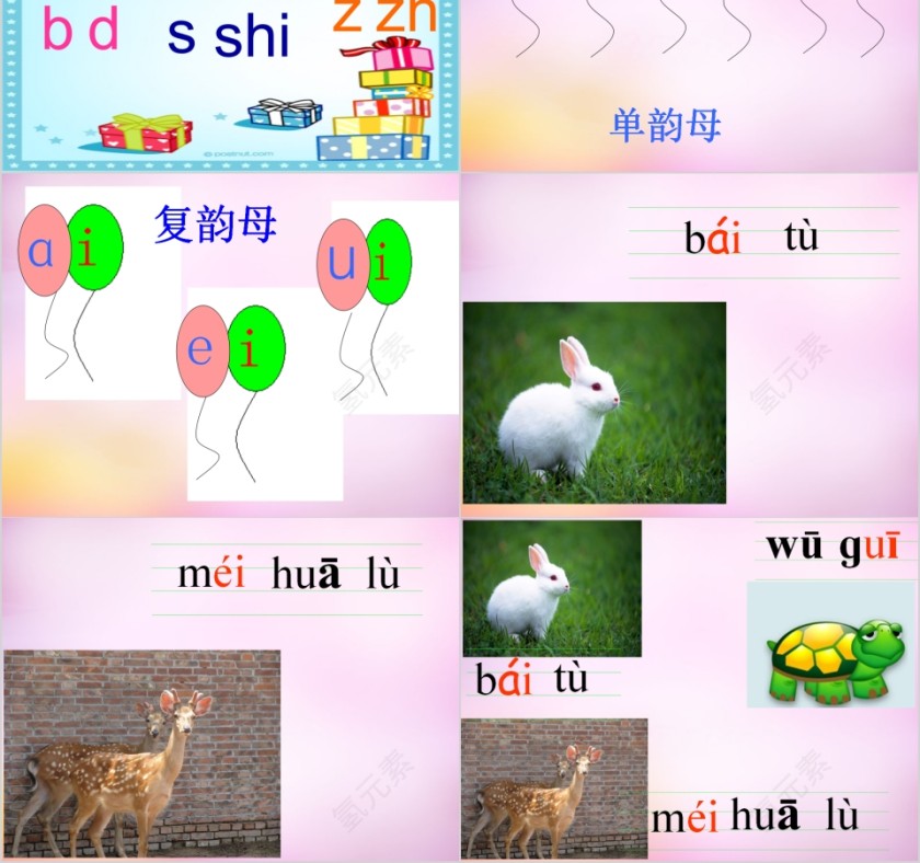 小学生汉语文拼音PPT课件 第2张