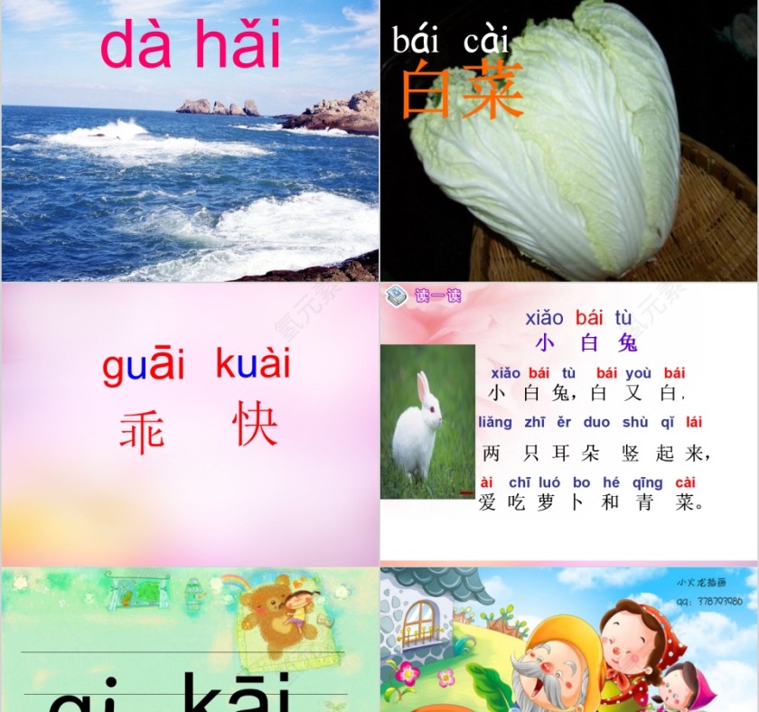 小学生汉语文拼音PPT课件 第7张