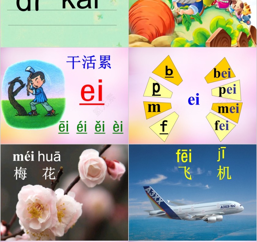 小学生汉语文拼音PPT课件 第8张