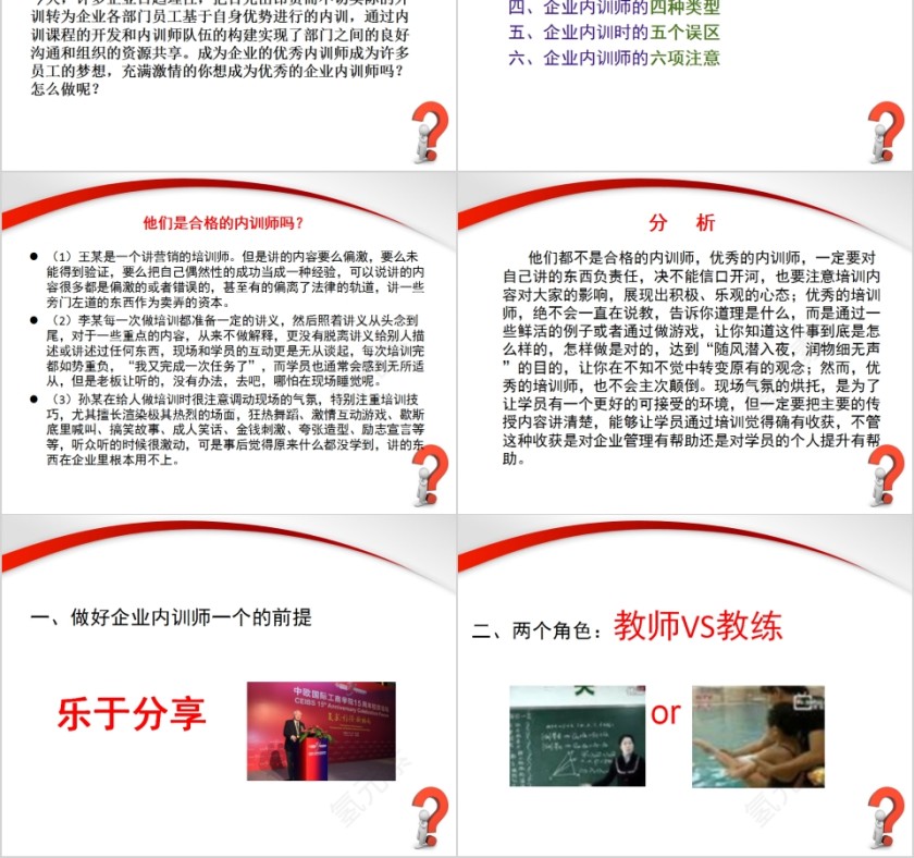 简约清新内训师培训PPT课件   第2张