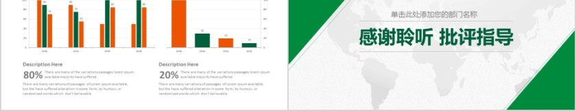 绿色保险公司银行金融工作汇报PPT素材幻灯片第5张