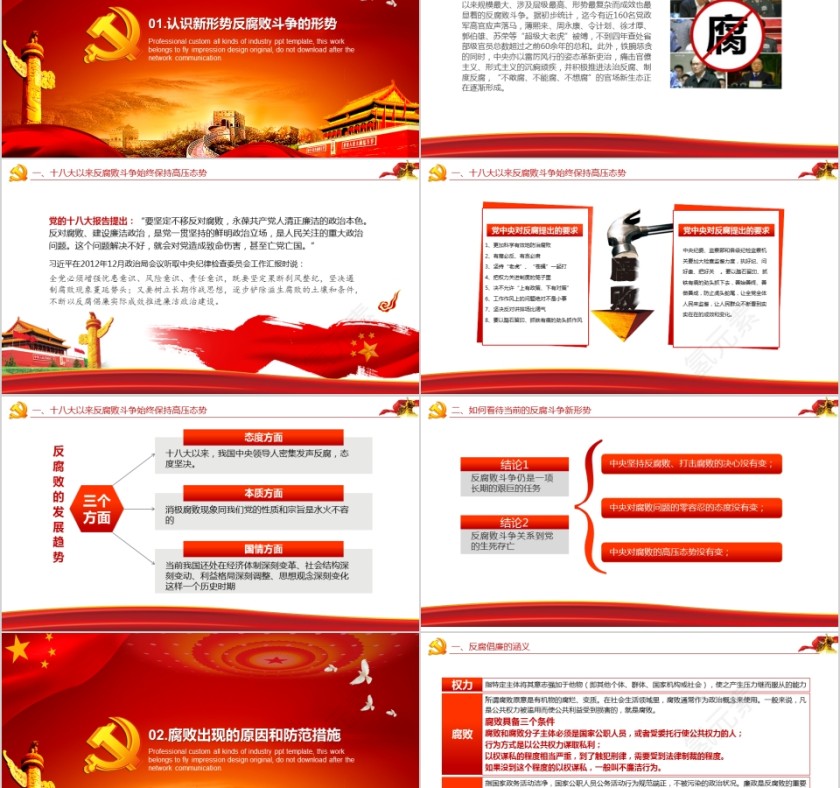 严守职业底线党风廉政党课课件第2张