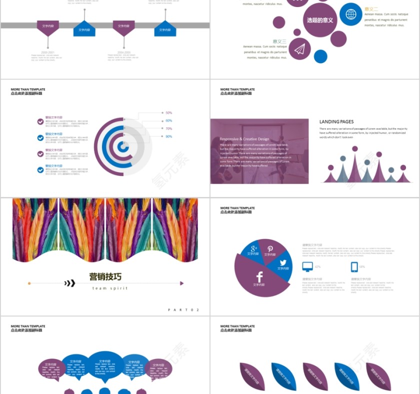 简约清新商业策划方案模板第2张