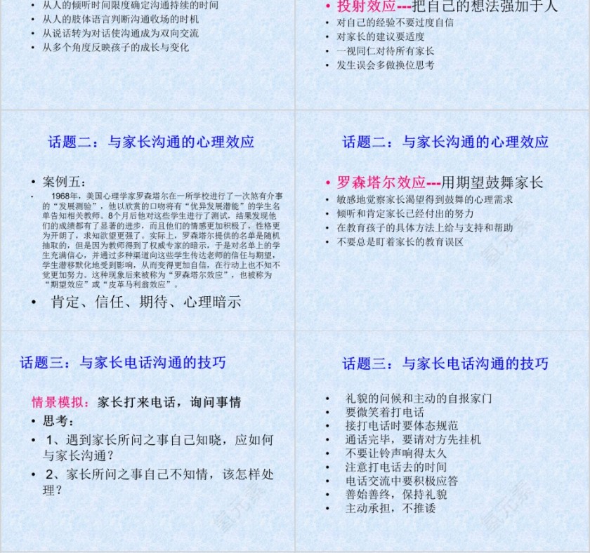 与家长沟通的那些事儿PPT第4张