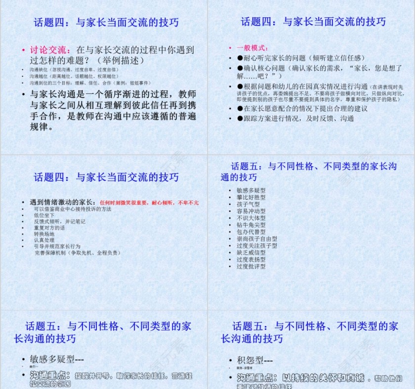与家长沟通的那些事儿PPT第5张