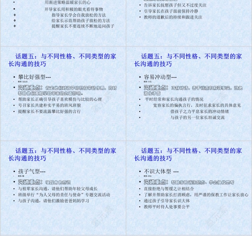 与家长沟通的那些事儿PPT第6张