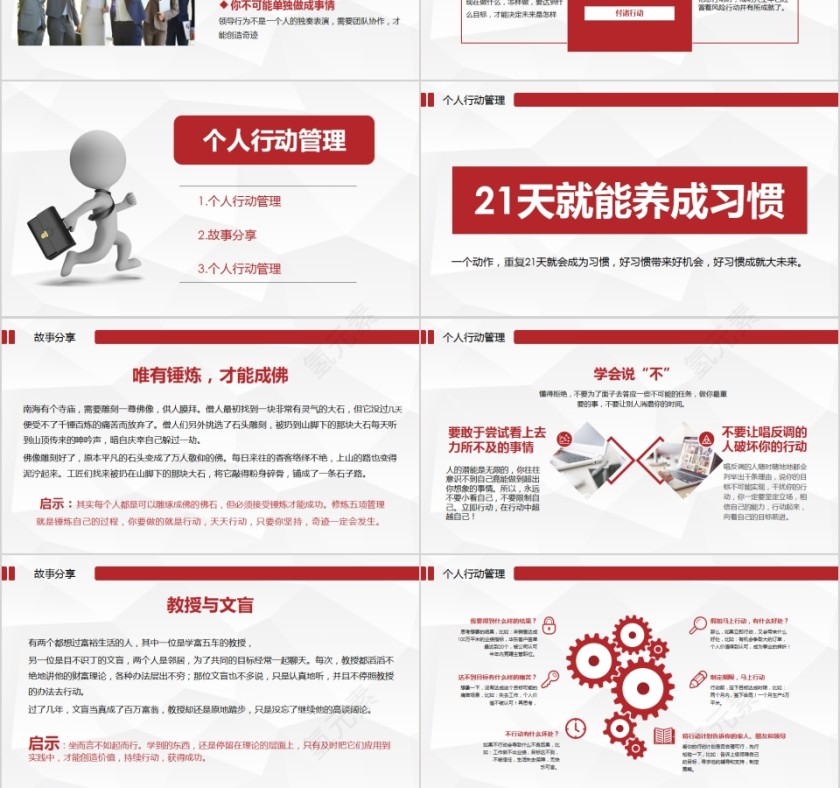 企业员工行动管理ppt模板   第3张