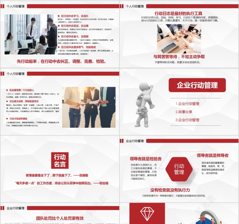 企业员工行动管理ppt模板   第4张