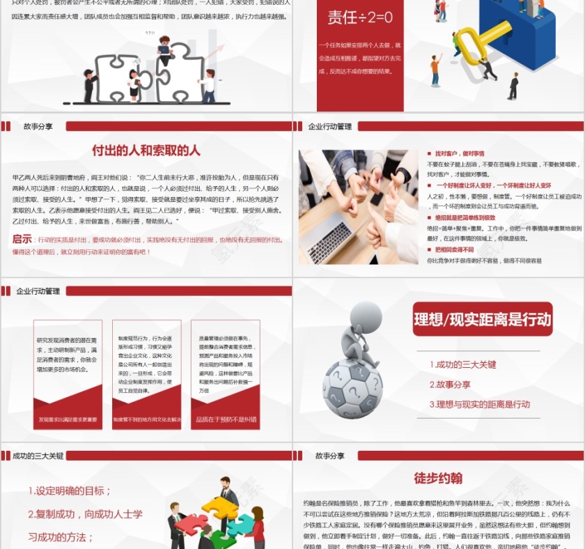 企业员工行动管理ppt模板   第5张