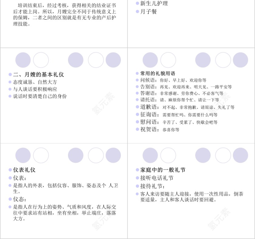 月嫂服务技能培训课件PPT第2张
