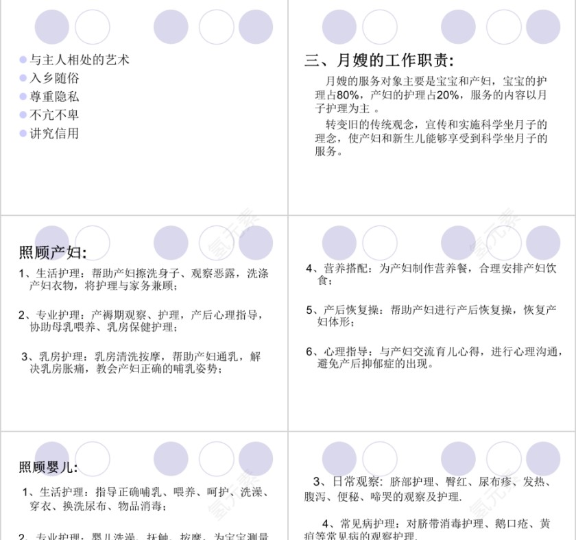 月嫂服务技能培训课件PPT第3张