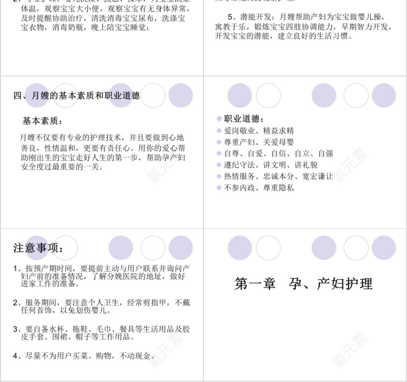 月嫂服务技能培训课件PPT第4张