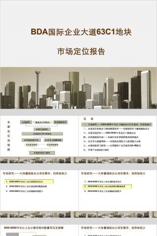 房地产块产品定位报告PPT