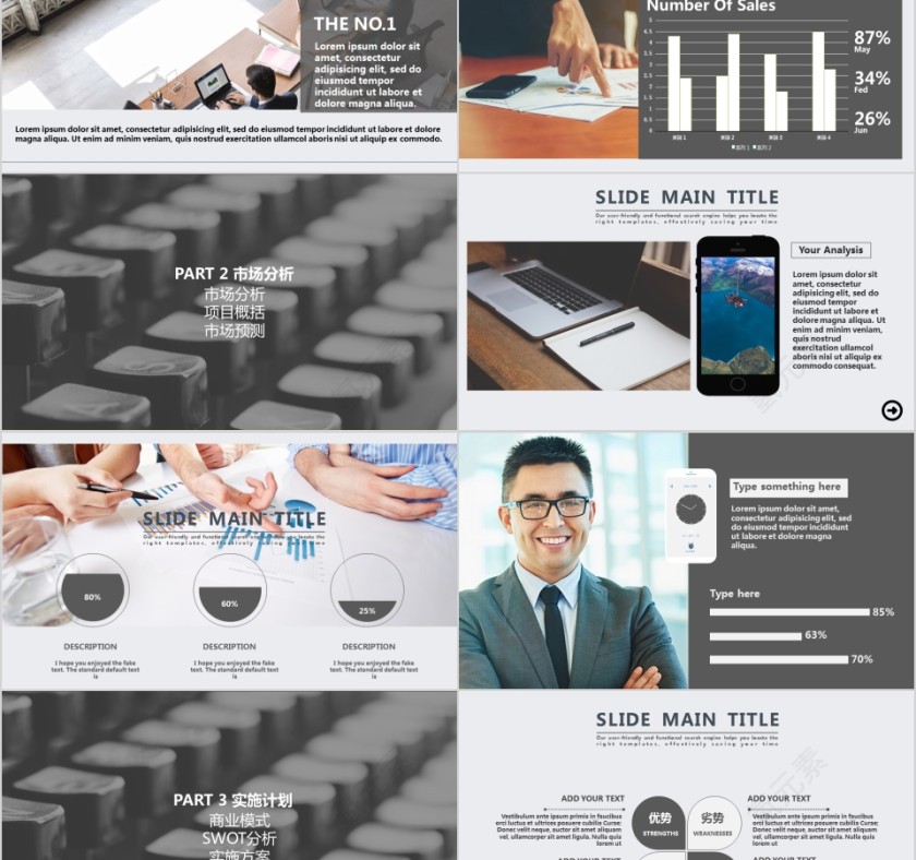 20xx年大气商业项目计划书模版第2张