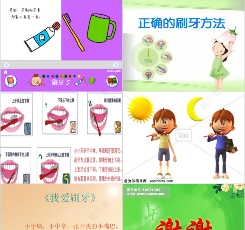 我爱刷牙学习正确刷牙PPT课件第3张