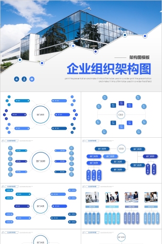 企业组织结构图ppt企业组织架构图