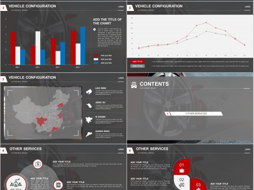 汽车行业销售计划简约ppt第4张