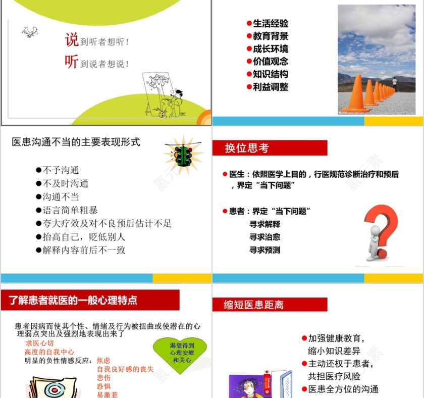 医学人文关怀与医患沟通技巧ppt模板第7张